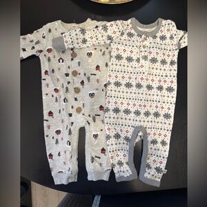 6-9m Christmas Onesies